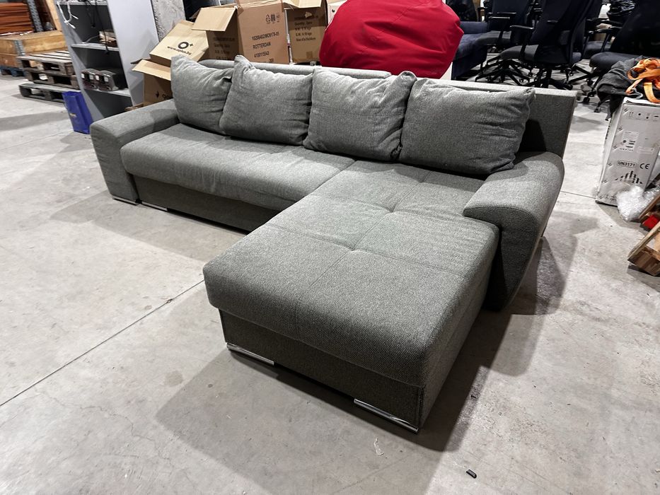 Ъглов разтегателен диван с функция сън – 260×160 см