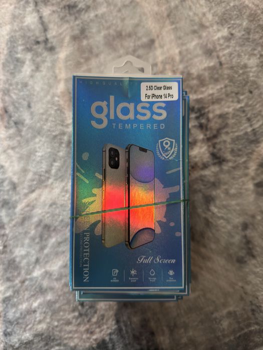 Stoc 200 bucăți Foli Sticlă Securizată 2.5D iPhone 14 Pro și 14 Pro Max – Noi