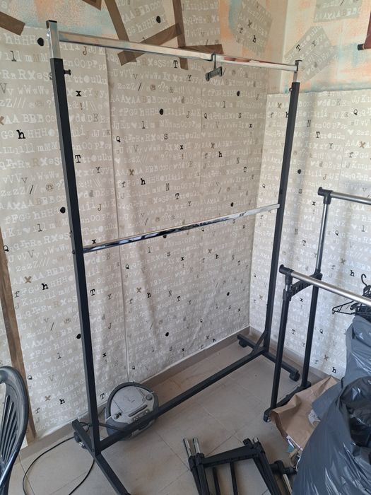 Щендер за дрехи двоен