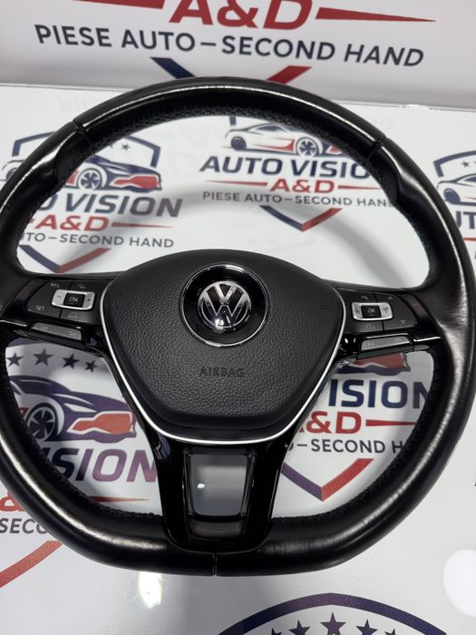 Volan complet airbag comenzi VW Golf 7 Passat B8 Tiguan Touran T-Roc Arteon