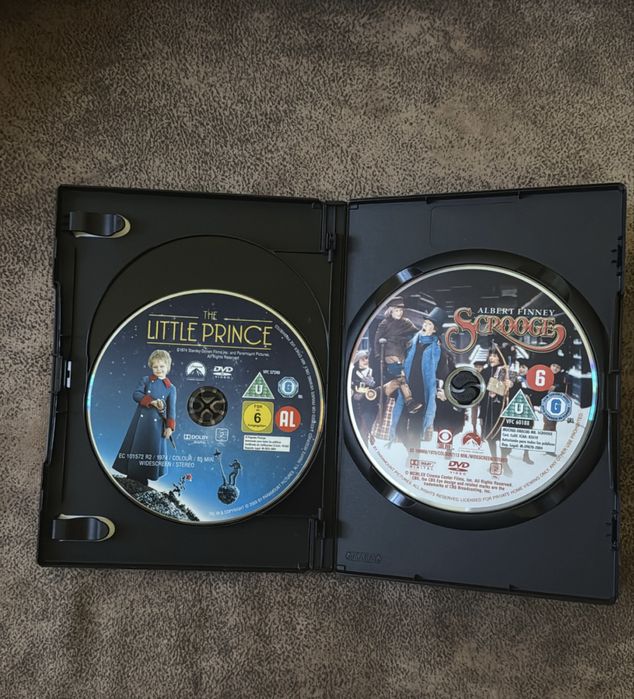 Colecție filme: White Christmas, The Little Prince, Scrooge.