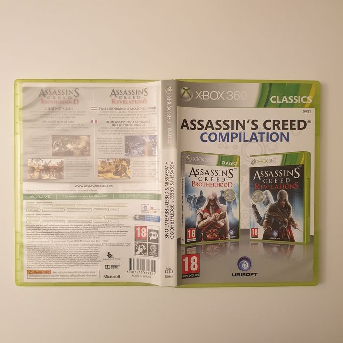 Assassins Creed Brotherhood & Revelations Xbox 360