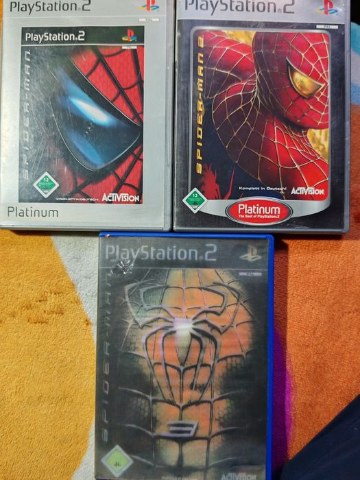 Spider-Man colecția 1, 2, 3 sony PlayStation 2