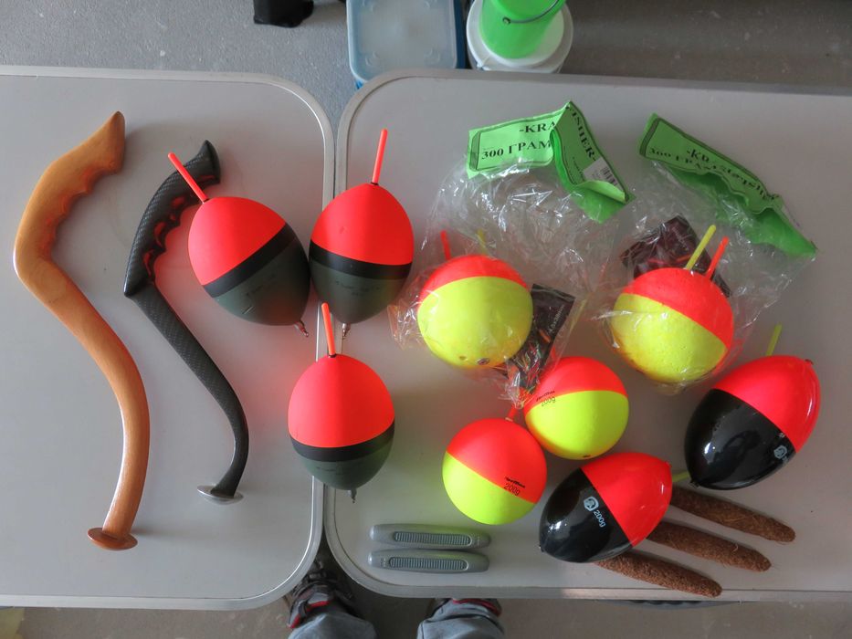 Кльонкове, монтажи, тапи и олова за риболов на сом