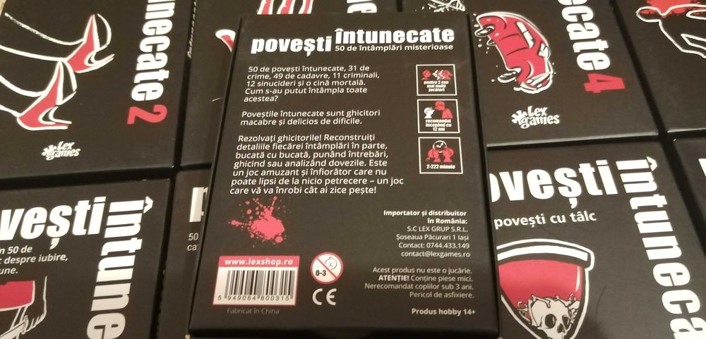 Joc carti Povesti intunecate