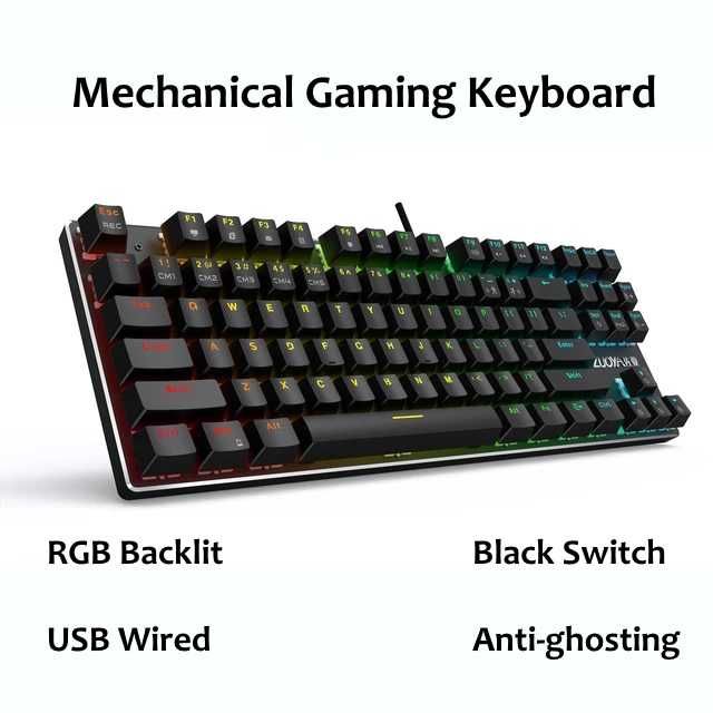 Механическая Клавиатура Zuoya 87-Key RGB klaviatura