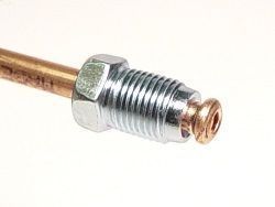 Conducta frana cupru diametru exterior 4.75mm, 5 metri lungime cu filet M10x1, grosime 0.9mm, WP-392