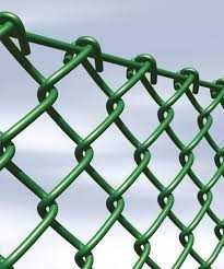 Plasa impletita verde PVC