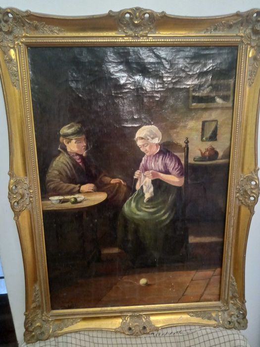 Tablou ,ulei pe pinza