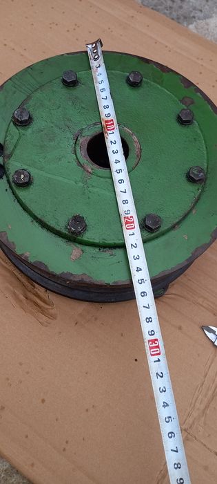 fulie cu cuplaj angrenare pompă hidraulică combina John Deere 1075