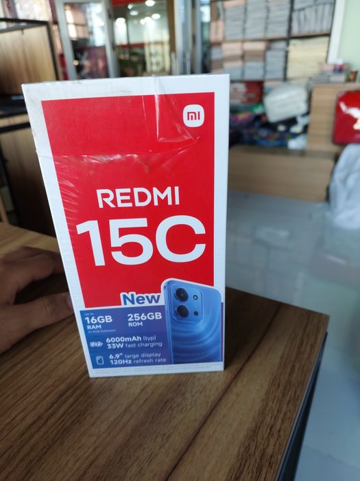 Redmi 15 C 8/ 256 Yangi ochilmagan