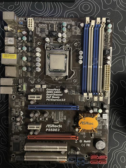 Материнская плата + Xeon x3440 + кулер