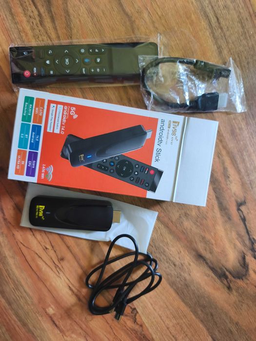 Нов на Български TV98 Android TV 14 Ultra HD 4K 8K 2GB RAM 16GB ROM 5G
