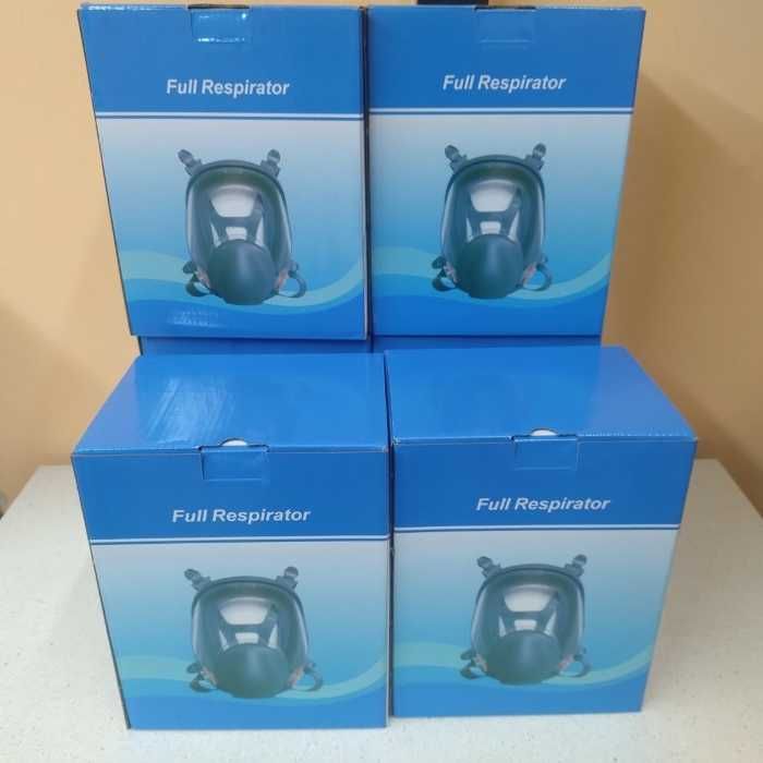 Работна предпазна маска за цяло лице с филтри | Еквивалент на 3М 6800