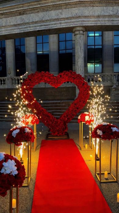 Фотозона сердце marry me/happy birthday, предложение руки и сердца