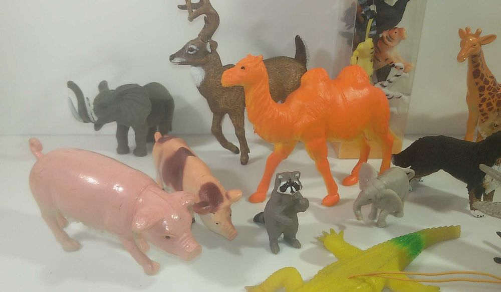 Лот пластмасови/гумени животни, анатомично-коректни