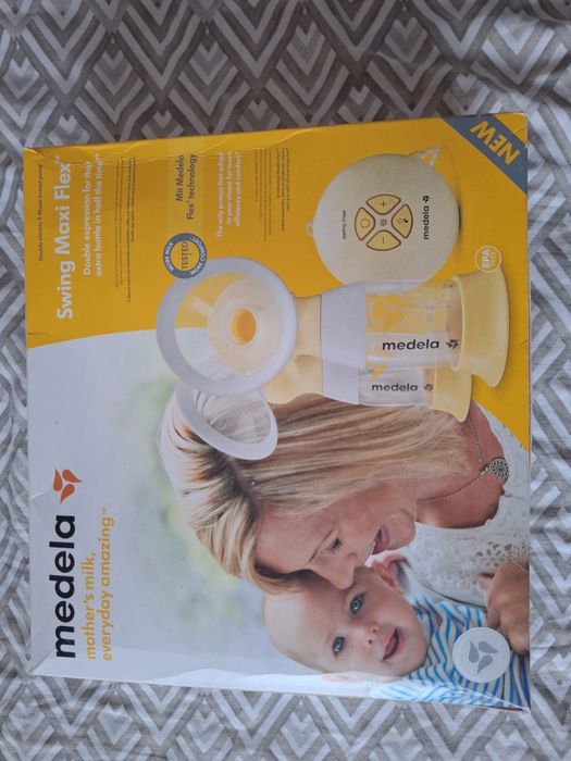 Двойна ел. помпа за кърма Medela Swing Maxi Flex + подарък 50 бр. подп