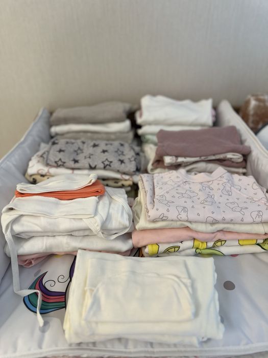 Одежда на новорожденную (от 0 до 3 месяцев). Все, что нужно в роддом