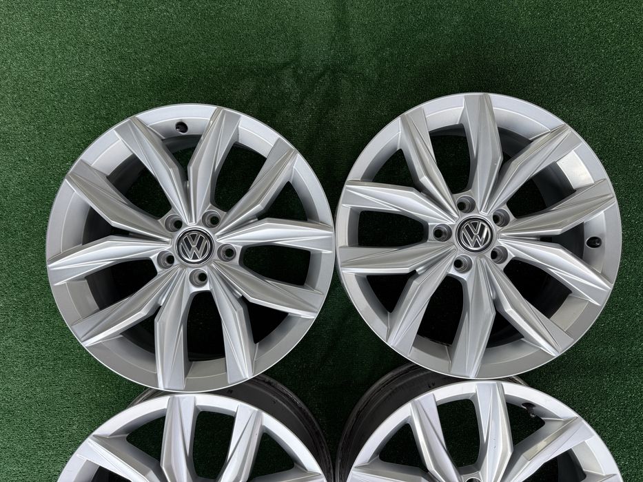 4бр. КАТО НОВИ 18” ОРИГИНАЛНИ Джанти 5х112 “KINGSTON” за -VW/AUDI/SEAT/SKODA- 7.0Jx18H2, ET43