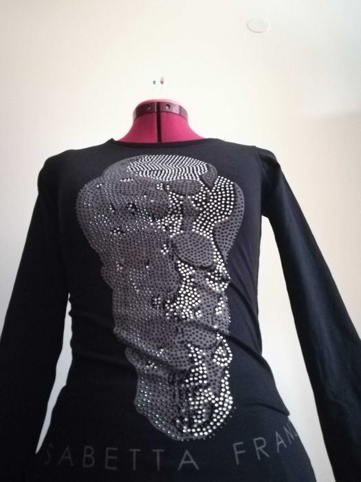 Дамска черна блуза