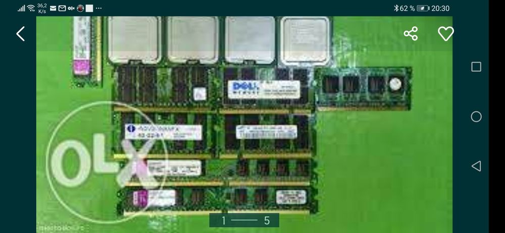 Procesoare, memorii, harduri placa bază server noua