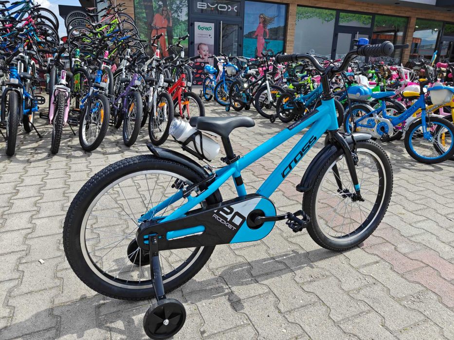 CROSS Алуминиев велосипед 20" ROCKET син
