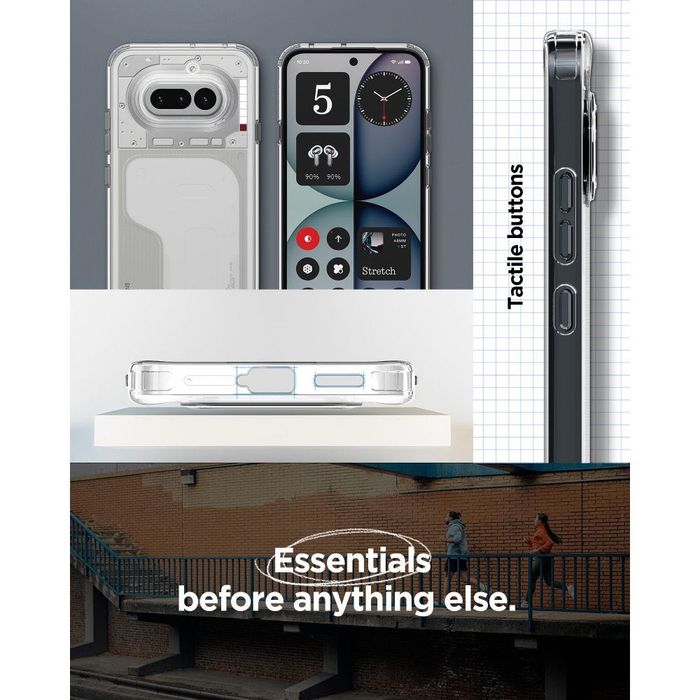 Прозрачен Кейс Spigen Ultra Hybrid за Nothing Phone 4a – Crystal Clear