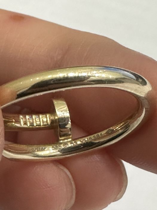 Кольцо золотое литое