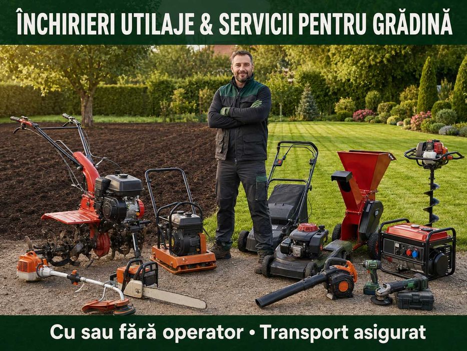 servicii pregatire si intretinere gazon, cosit buruieni, sapat, ierbicidat