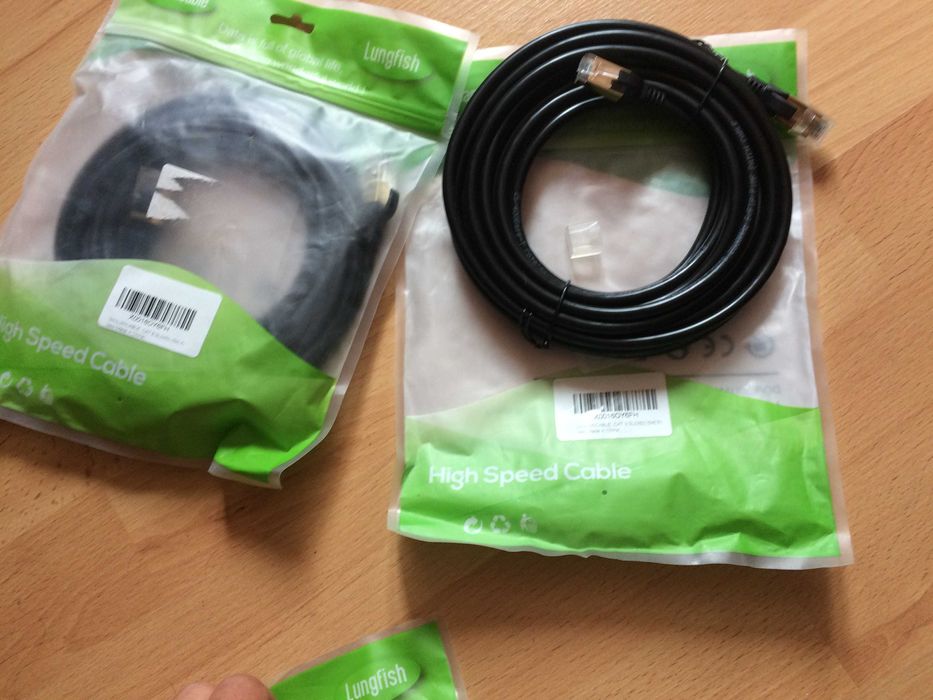 Cablu de net 5m doua parti la fel