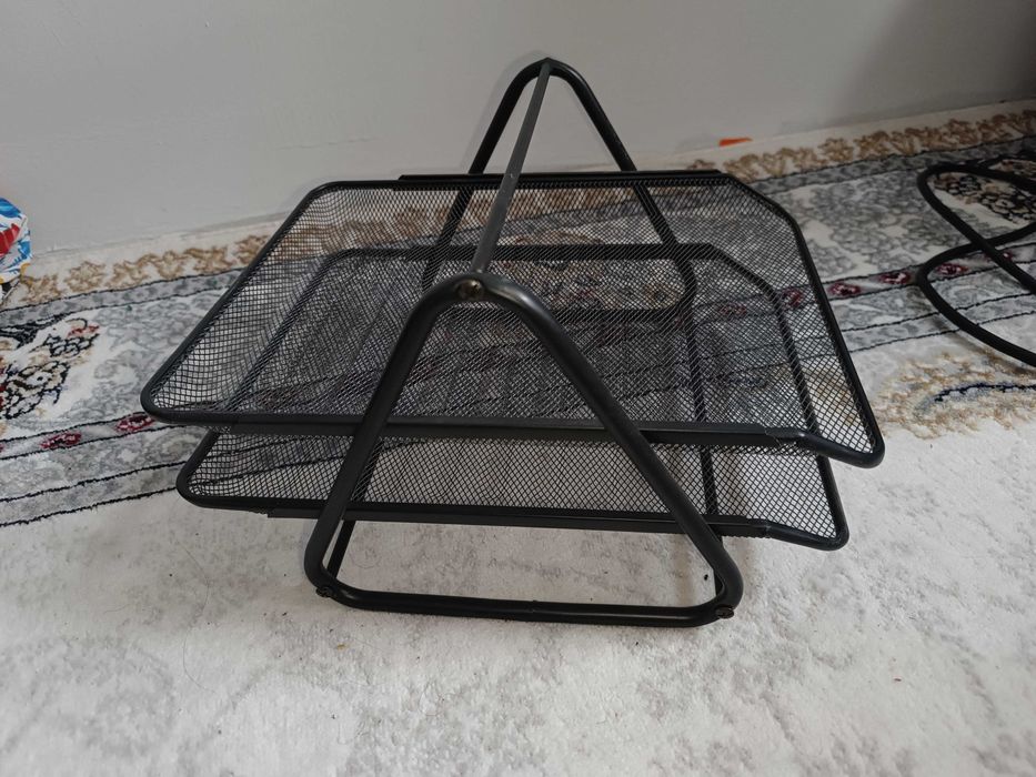 Лоток офисный для бумаг / Qog'ozlar uchun 2 qavatli ofis lagan