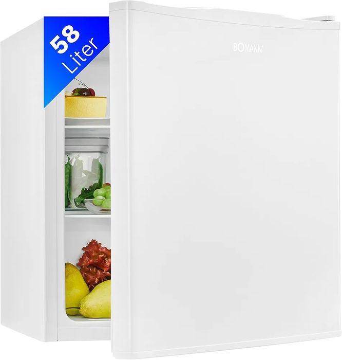Нов хладилник 58L Bomann KB 7347 Черен/бял