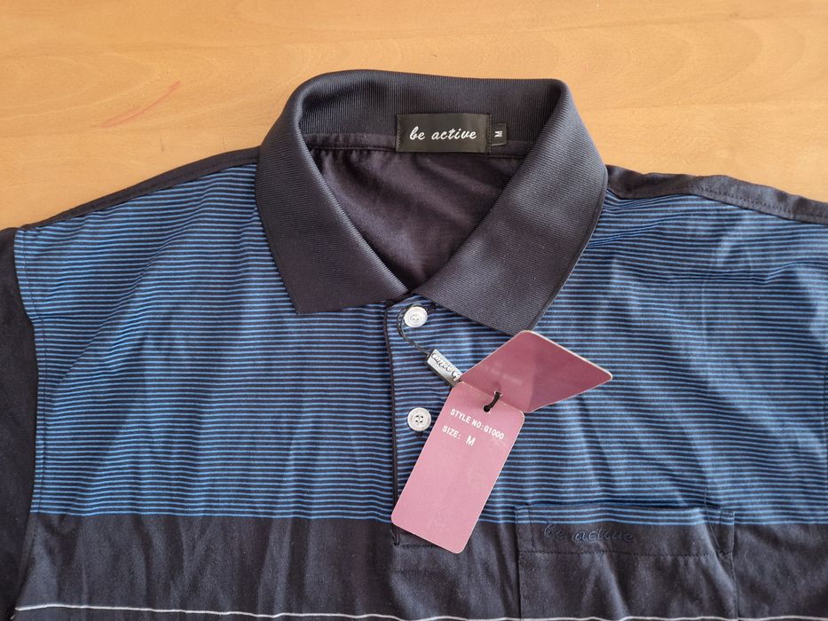 Tricouri polo barbati bleumarin mas M