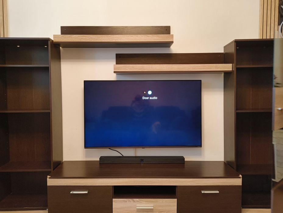 Vitrine si etajere  living sonoma+wenge