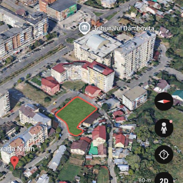 Teren intravilan 1000 mp Targoviste Oras