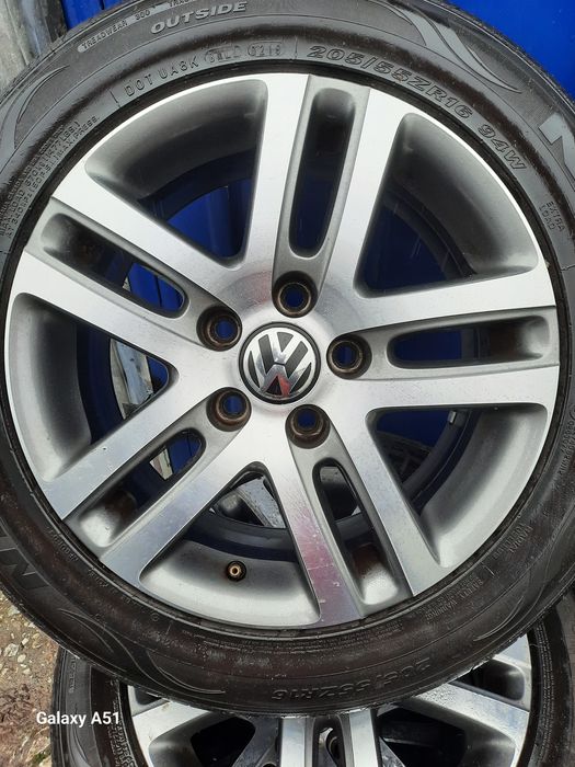Ляти джанти с гуми 5×112,16цола, фолксваген