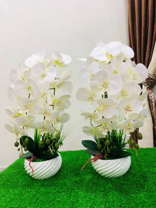 искусственные цветы архидея декоративные цветы