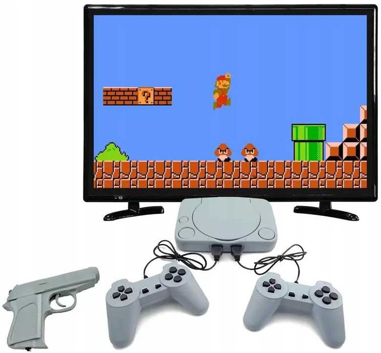 ПРОМО ЦЕНА !! Нова Смарт ТВ Игрална Конзола с Два Джойстика И Пистолет