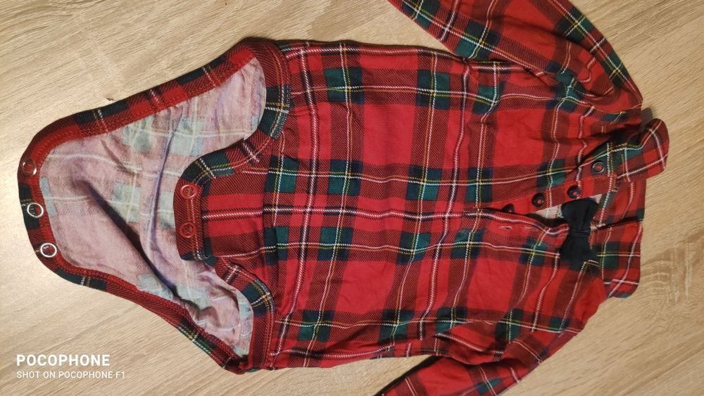 Коледни дрешки за момченце 2-4м