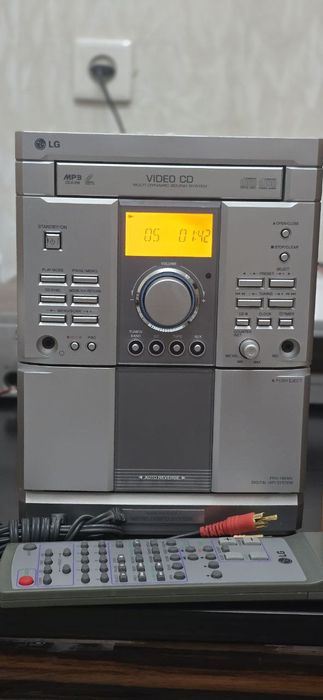 Муз центр Lg, mp3, vcd, aux