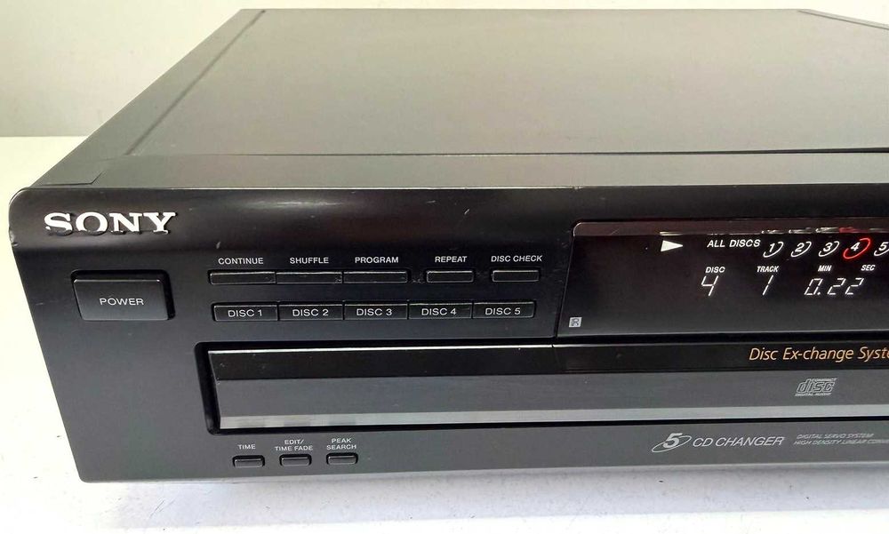 Sony CDP-CE315 - 5 Disc CD Changer - Telecomanda Originala - Impecabil - Japan