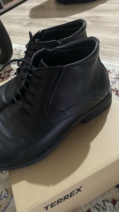 Кожанные сапоги мужские