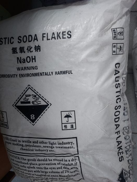 Soda Caustica Fulgi 25Kg, concentrație min.98%
