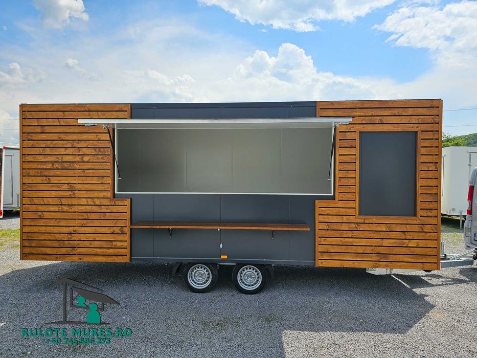 Rulote comerciale 6m ,FAST FOOD, STREET FOOD, FOOD TRUCK !!