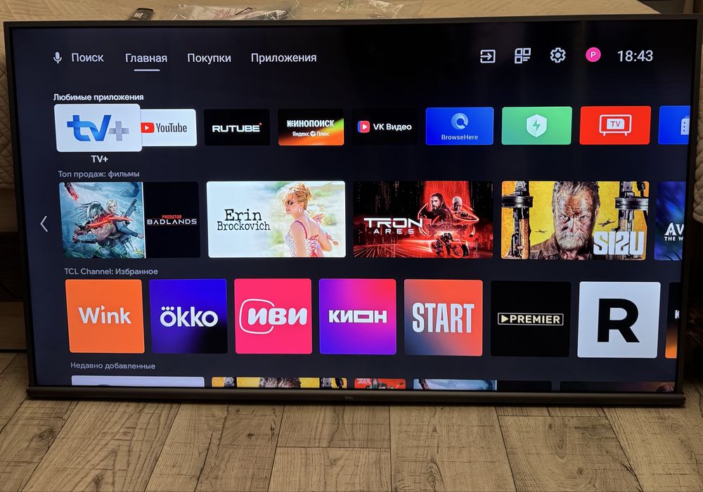 Телевизор TCl 55