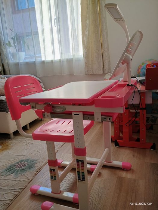 Birou ergonomic fete