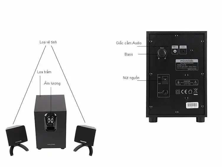 ПРОДАМ Стереосистема Самбуфер Microlab M-108. Состояние ОТЛИЧНОЕ