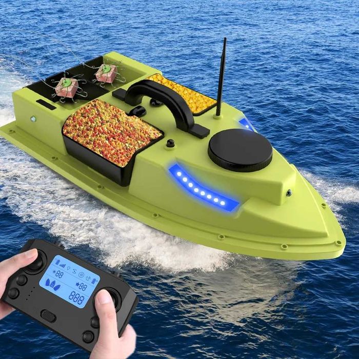 Лодка за захранка FLYTEC D19  Д19 С GPS – 12000mah ,99ТОЧКИ