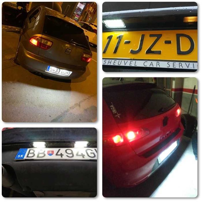 LED диодни плафони за заден регистрационен номер