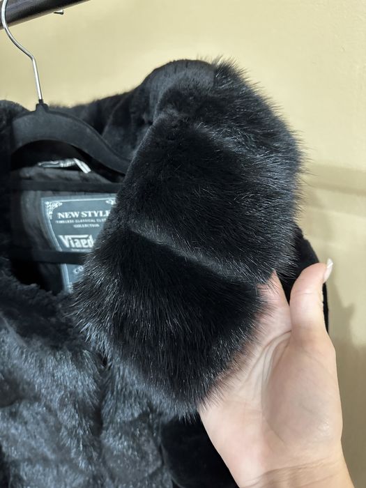 Шуба мутон норка